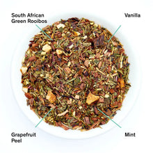 Load image into Gallery viewer, Cocteau - Vanilla Grapefruit Mint Rooibos Tea (Caffeine Free)