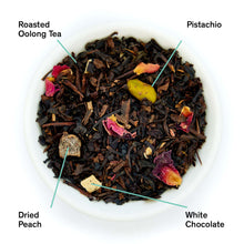 Load image into Gallery viewer, Dark Iris - Peach Pistachio Oolong Tea