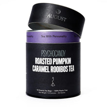 Load image into Gallery viewer, Psychocandy - Roasted Pumpkin Caramel Rooibos Tea (Caffeine Free) (15 Tea Bags)
