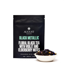 Load image into Gallery viewer, Black Metallic - Violet Elderberry Black Tea