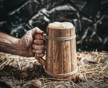 Load image into Gallery viewer, Wooden Tankard