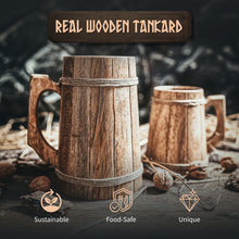 Load image into Gallery viewer, Wooden Tankard