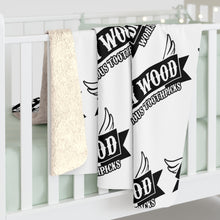Load image into Gallery viewer, BiteMyWood Sherpa Fleece Blanket