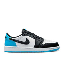 Load image into Gallery viewer, Air Jordan 1 Retro Low OG Black Dark Powder Blue (GS)