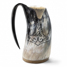 Load image into Gallery viewer, Horn Tankard Mug