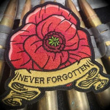 Load image into Gallery viewer, 'Never Forgotten' Poppy - May 2023 POTM - 4 inch Patch - LIMITED EXTENSION