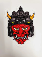 Load image into Gallery viewer, STICKER - Tactical Oni Samurai with Night Vision Goggles Slap - Unleash Fear and Strength