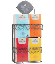 Load image into Gallery viewer, Harney & Sons Display Rack - Decorative Wire, for 4 Premium Teabag Boxes