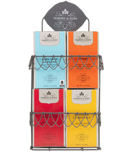 Load image into Gallery viewer, Harney & Sons Display Rack - Decorative Wire, for 4 Premium Teabag Boxes