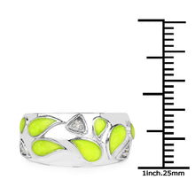 Load image into Gallery viewer, 0.07 Carat Genuine White Topaz .925 Sterling Silver Ring