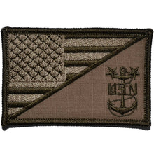 Load image into Gallery viewer, Navy MCPO Master Chief Petty Officer USA Flag - 2.25x3.5 inch Patch