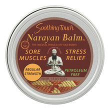 Load image into Gallery viewer, Soothing Touch Narayan Balm Regular Strength (6-Pack, 1.5 Oz) - Muscle Soreness & Stress Relief - Clove, Eucalyptus, Peppermint Essential Oils - Non-GMO, Cruelty-Free Pain Relief