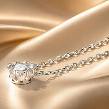 Load image into Gallery viewer, 925 Sterling Silver Adjustable Necklace with CZ Pendants for Women