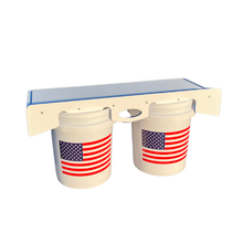 Load image into Gallery viewer, Made in the USA | Premium Double Bucket 33" Raised Fillet Table Cutting Board
