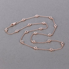 Load image into Gallery viewer, 1.62 Carat Genuine Morganite .925 Sterling Silver Necklace