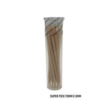 Load image into Gallery viewer, 36 Qty Unflavored Birchwood Toothpicks in Plastic Tubes