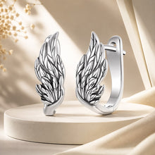 Load image into Gallery viewer, 925 Sterling Silver Earrings with Oxidized Finish, 1.3x0.5cm for Women