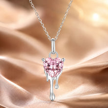 Load image into Gallery viewer, 925 Sterling Silver Adjustable Necklace with Pavé Setting CZ & Pendant for Women