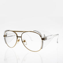 Load image into Gallery viewer, Vintage Safety Aviator Glasses with Protective Side Shields - Hurley