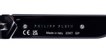 Load image into Gallery viewer, Philipp Plein Spp080 Plein Badge 23kt Gp Sunglasses