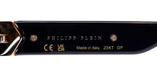 Load image into Gallery viewer, Philipp Plein Spp080 Plein Badge 23kt Gp Sunglasses