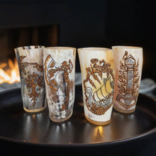 Load image into Gallery viewer, Horn Cups Set (4)