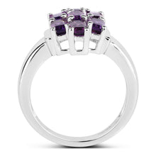 Load image into Gallery viewer, 2.80 Carat Genuine Amethyst .925 Sterling Silver Ring