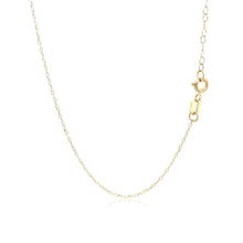 Load image into Gallery viewer, 14k Yellow Gold Necklace with Dog Paw Print Symbol in Mother of Pearl