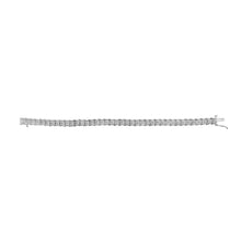 Load image into Gallery viewer, 10k White Gold 2 cttw Diamond Fan-Shaped Link Tennis Bracelet (I-J Clarity, I3 Color) - Size 7.25"
