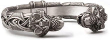 Load image into Gallery viewer, Viking Wolf Bracelet