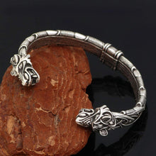 Load image into Gallery viewer, Viking Wolf Bracelet