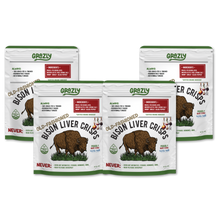 Load image into Gallery viewer, Bison Liver Crisps - 100% Grass-Fed/Finished