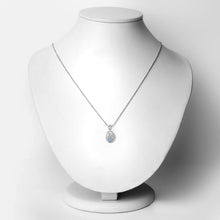 Load image into Gallery viewer, 0.13 Carat Genuine Swiss Blue Topaz .925 Sterling Silver Pendant