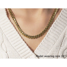 Load image into Gallery viewer, 14k Yellow Gold Polished Miami Cuban Chain Necklace
