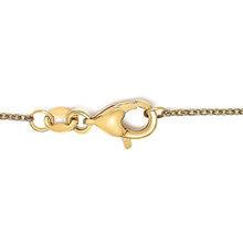 Load image into Gallery viewer, 14K Yellow Gold Alternating Red Ruby and White Diamond Bezel Station Chain Bracelet (I-J Color, SI2-I1 Clarity) - 7.5" Inches