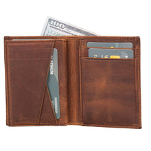 Load image into Gallery viewer, Airmaka Leather Card Holder With Airtag Slot