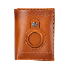 Load image into Gallery viewer, Airmaka Leather Card Holder With Airtag Slot