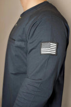 Load image into Gallery viewer, FR 3-Button Henley Shirt - Black