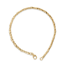 Load image into Gallery viewer, Gold Vermeil .925 Sterling Silver 1/7 Cttw Diamond Puff Heart Bangle Bracelet