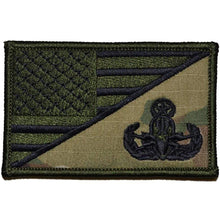 Load image into Gallery viewer, EOD MASTER Explosive Ordnance Disposal USA Flag - 2.25x3.5 Patch