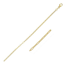 Load image into Gallery viewer, 14K Yellow Gold Fine Paperclip Chain (1.5mm)