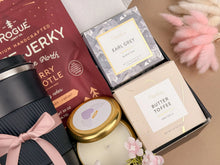 Load image into Gallery viewer, Gift Baskets for Him – Luxury Insulated Tumbler & Snack Set