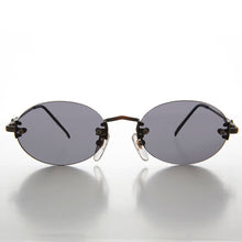 Load image into Gallery viewer, Oval Rimless Minimalistic Vintage Sunglasses - Alpha