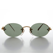 Load image into Gallery viewer, Oval Rimless Minimalistic Vintage Sunglasses - Alpha