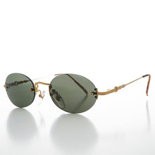 Load image into Gallery viewer, Oval Rimless Minimalistic Vintage Sunglasses - Alpha