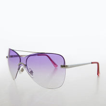 Load image into Gallery viewer, Curved Mono Lens Vintage Sunglasses - Pilar