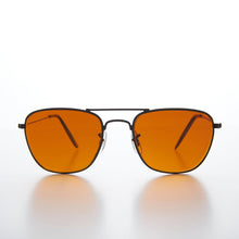 Load image into Gallery viewer, Small Square Amber Colored Lens Aviator - Areo
