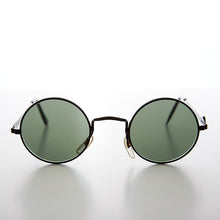 Load image into Gallery viewer, Round Sunglass with Peace Sign and Glass Lens - Arrow