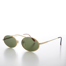 Load image into Gallery viewer, 90s Oval Metal Aviator Sunglass with Floating Cross Bar - Avery