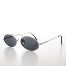 Load image into Gallery viewer, 90s Oval Metal Aviator Sunglass with Floating Cross Bar - Avery